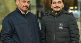 عبد الوهاب كرم الحلوي ووالده يستقبلان طلاب المعهد العالي للخدمة الإجتماعية بكفر الشيخ بقاعة سيليا لاند